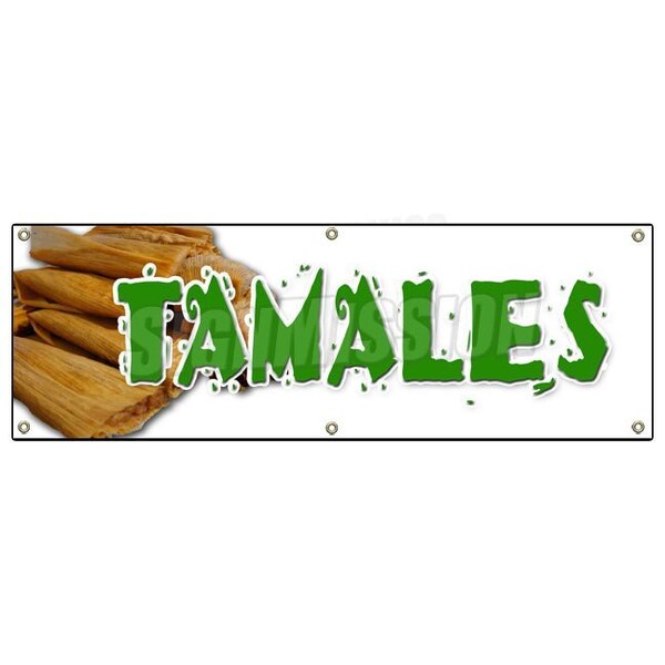 TAMALES BANNER SIGN mexican dough corn latin comfort food meat cheese